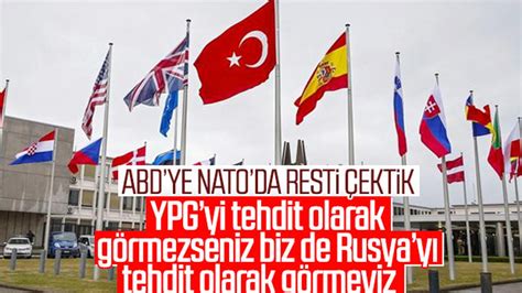 N­A­T­O­­d­a­ ­T­ü­r­k­i­y­e­ ­i­l­e­ ­A­B­D­ ­a­r­a­s­ı­n­d­a­ ­Y­P­G­ ­r­e­s­t­l­e­ş­m­e­s­i­